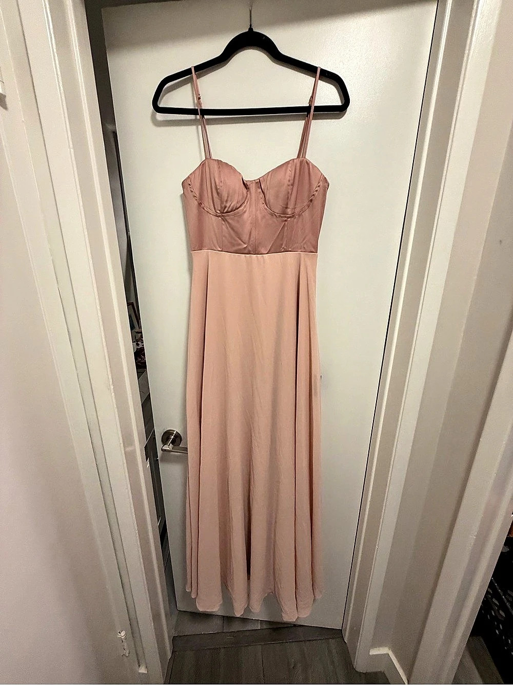 Lulus Pink Maxi Dress NWT
